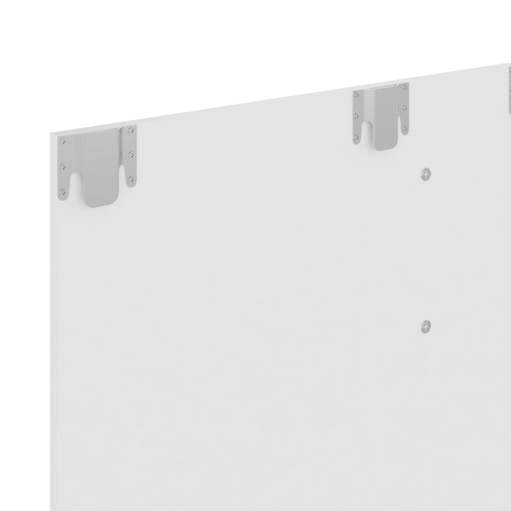 væghængt tv-skab 102x23,5x90 cm konstrueret træ hvid