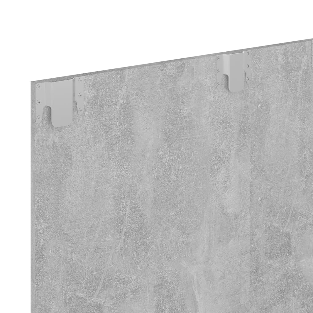 væghængt tv-skab 120x23,5x90 cm konstrueret træ grå