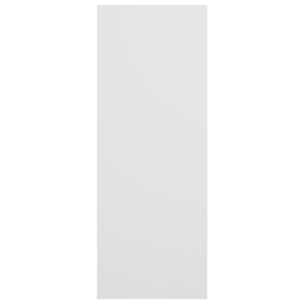 konsolbord 78x30x80 cm konstrueret træ hvid