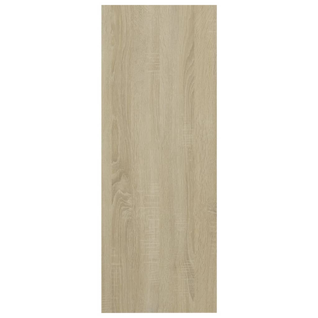 konsolbord 78x30x80 cm konstrueret træ sonoma-eg