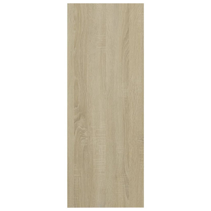 konsolbord 78x30x80 cm konstrueret træ sonoma-eg