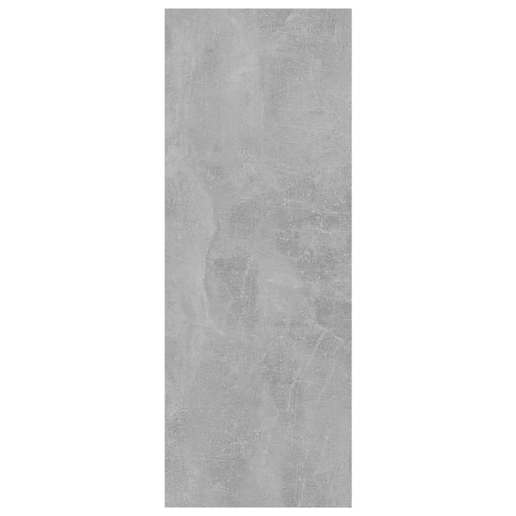 konsolbord 78x30x80 cm konstrueret træ betongrå
