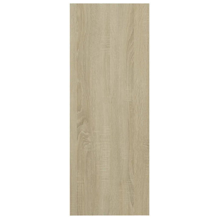 konsolbord 105x30x80 cm konstrueret træ sonoma-eg