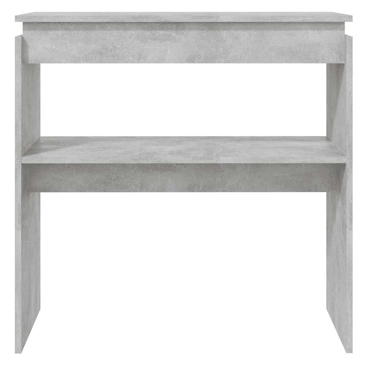 konsolbord 80x30x80 cm konstrueret træ betongrå
