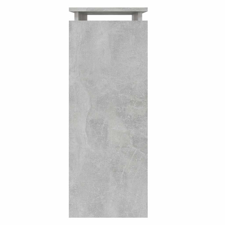konsolbord 80x30x80 cm konstrueret træ betongrå