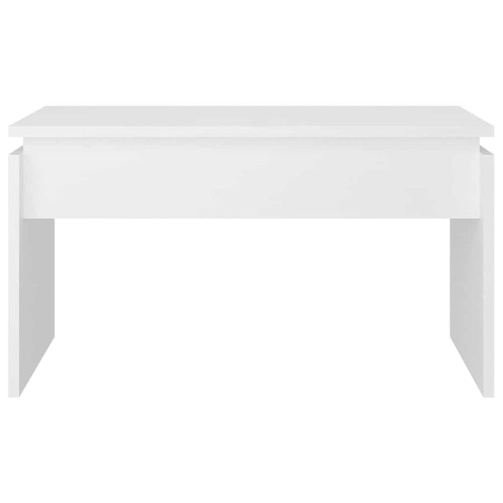 sofabord 68x50x38 cm konstrueret træ hvid