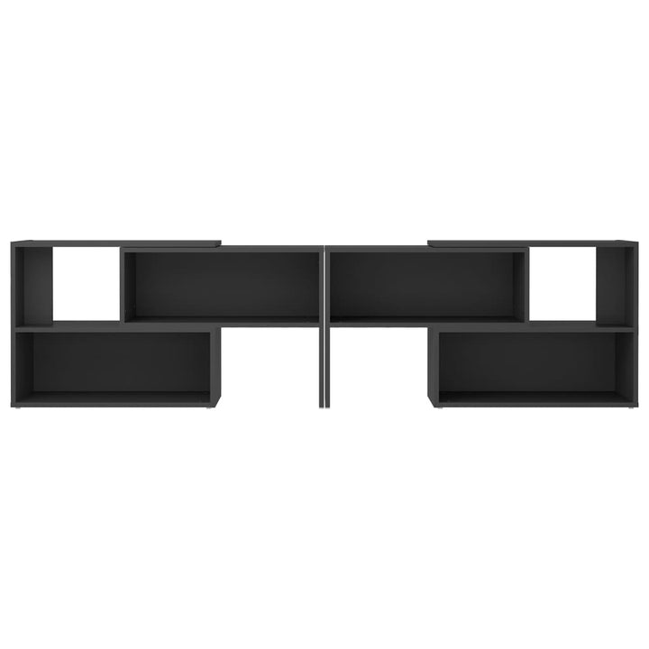 tv-bord 149x30x52 cm konstrueret træ grå