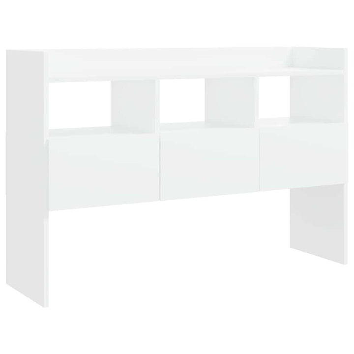 skænk 105x30x70 cm konstrueret træ hvid