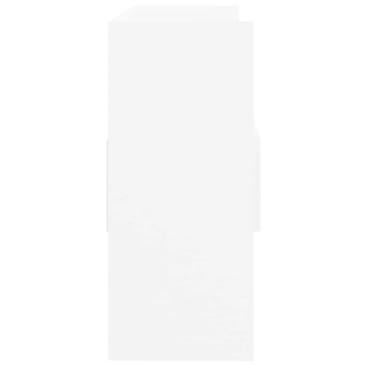 skænk 105x30x70 cm konstrueret træ hvid