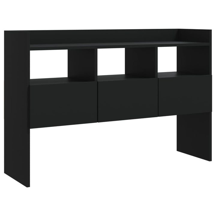 skænk 105x30x70 cm konstrueret træ sort