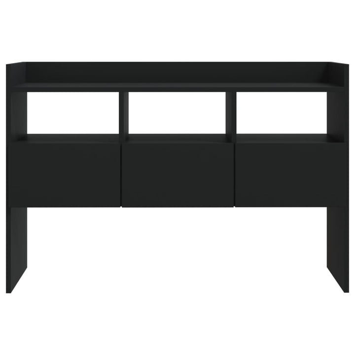 skænk 105x30x70 cm konstrueret træ sort