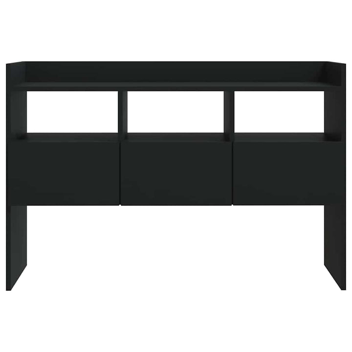 skænk 105x30x70 cm konstrueret træ sort