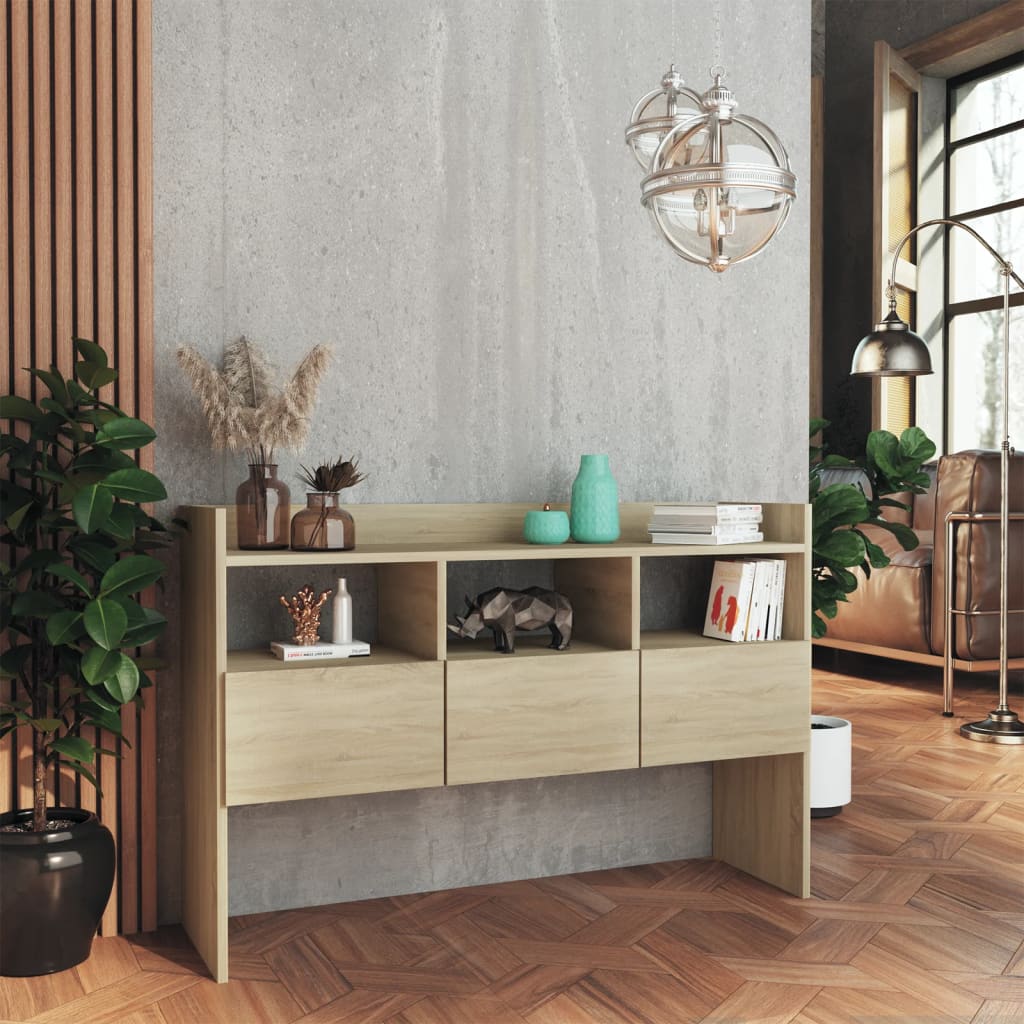 skænk 105x30x70 cm konstrueret træ sonoma-eg