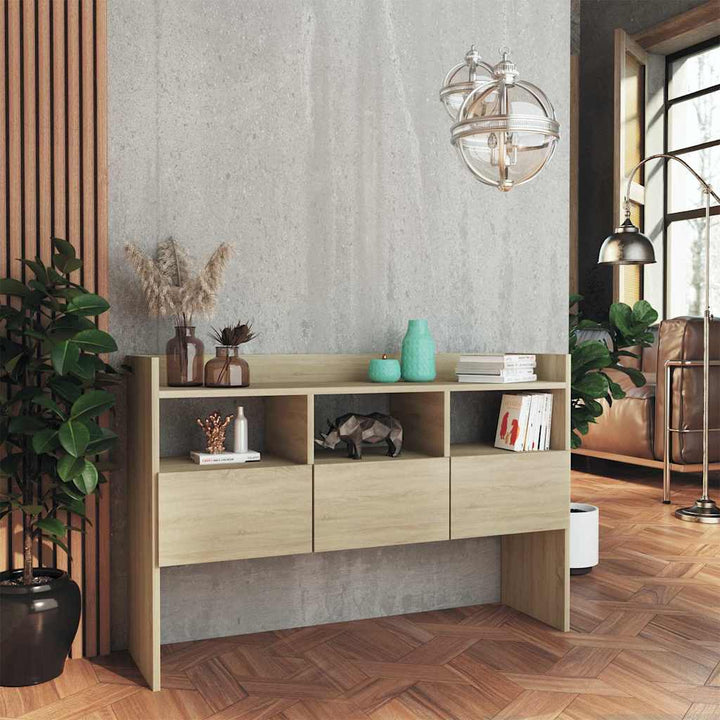 skænk 105x30x70 cm konstrueret træ sonoma-eg