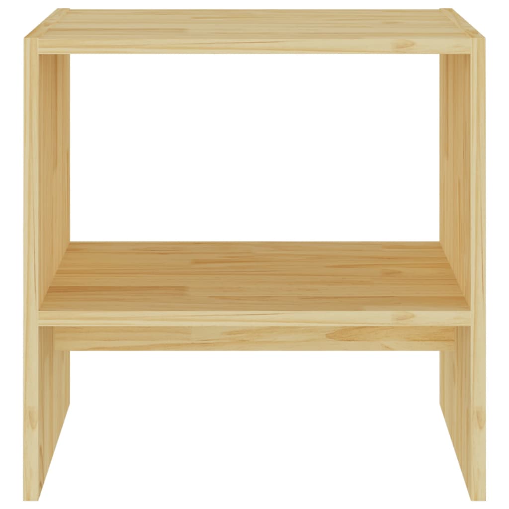 sengeborde 2 stk. 40x30,5x40 cm massivt fyrretræ