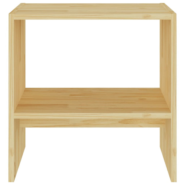 sengeborde 2 stk. 40x30,5x40 cm massivt fyrretræ