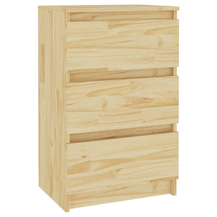 sengebord 40x29,5x64 cm massivt fyrretræ