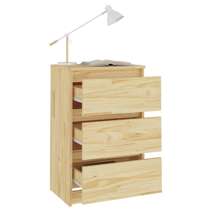 sengebord 40x29,5x64 cm massivt fyrretræ