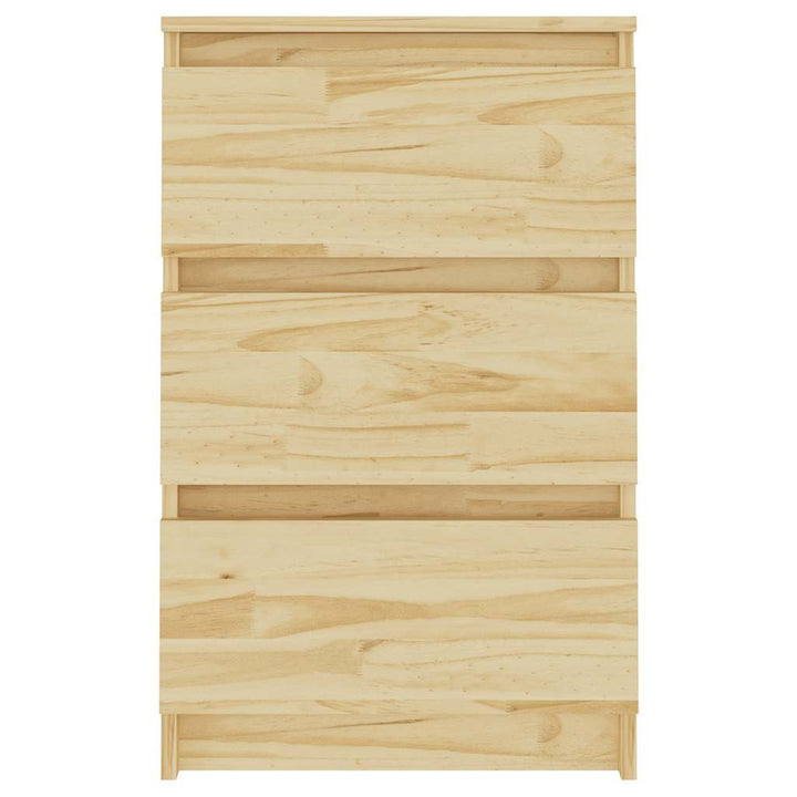 sengebord 40x29,5x64 cm massivt fyrretræ