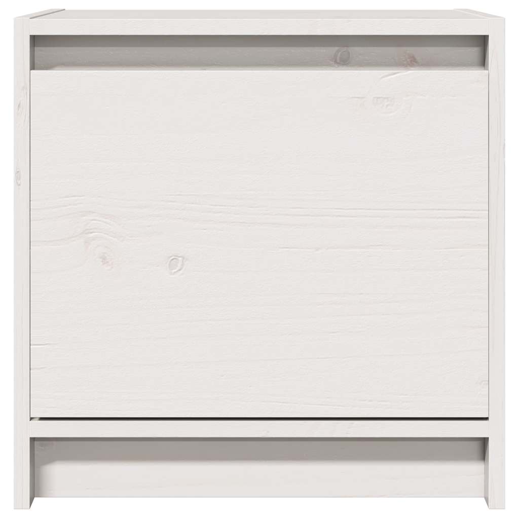 sengeborde 2 stk. 40x30,5x40 cm massivt fyrretræ hvid