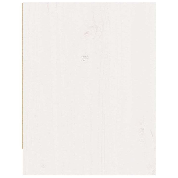 sengeborde 2 stk. 40x30,5x40 cm massivt fyrretræ hvid