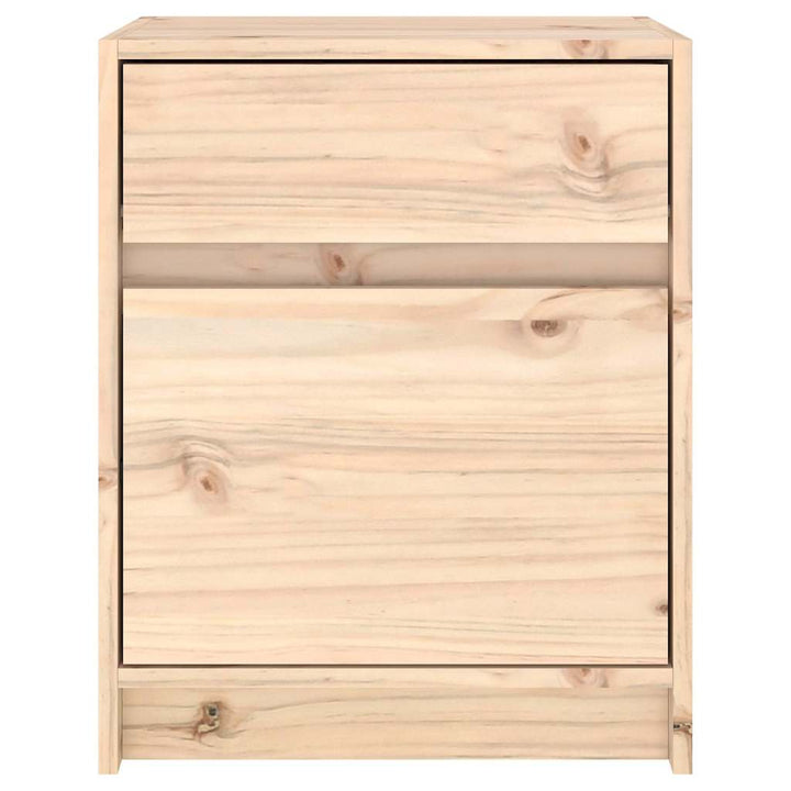 sengebord 40x31x50 cm massivt fyrretræ