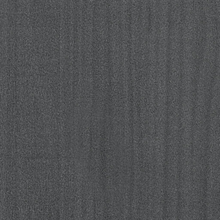 bogreol/rumdeler 40x30x135,5 cm massivt fyrretræ grå