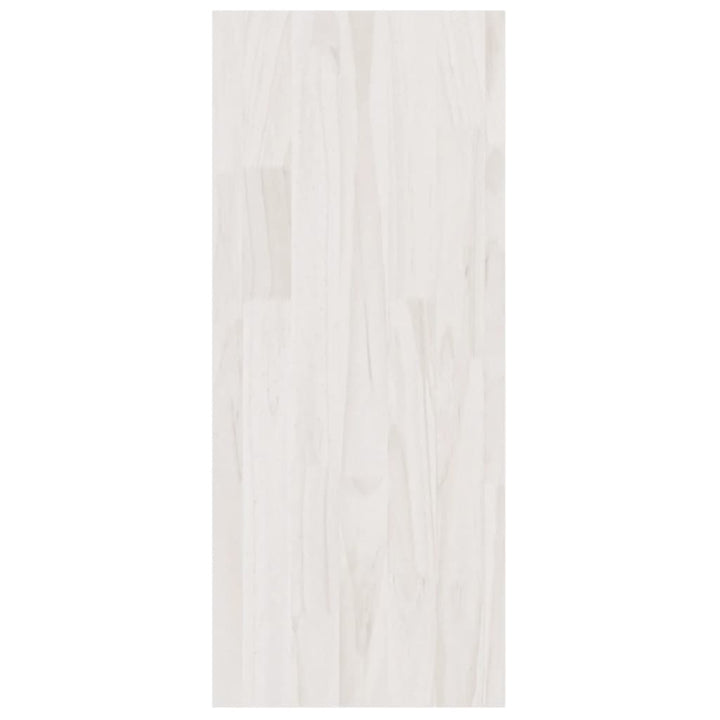bogreol/rumdeler 100x30x71,5 cm massivt fyrretræ hvid