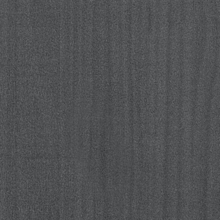 bogreol/rumdeler 100x30x135,5 cm massivt fyrretræ grå