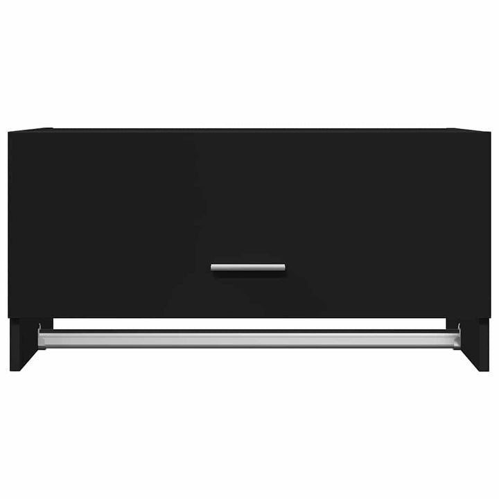 garderobe 70x32,5x35 cm konstrueret træ sort