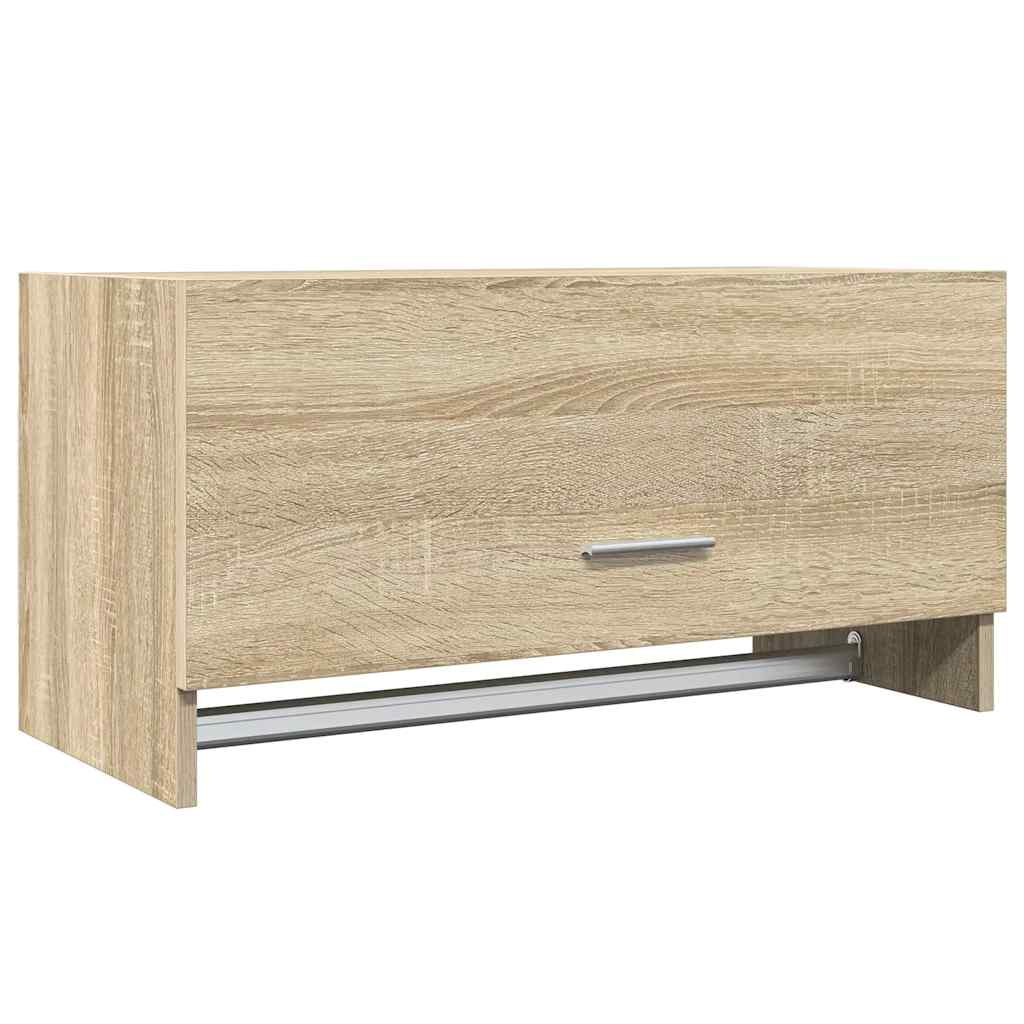 garderobe 70x32,5x35 cm konstrueret træ sonoma-eg