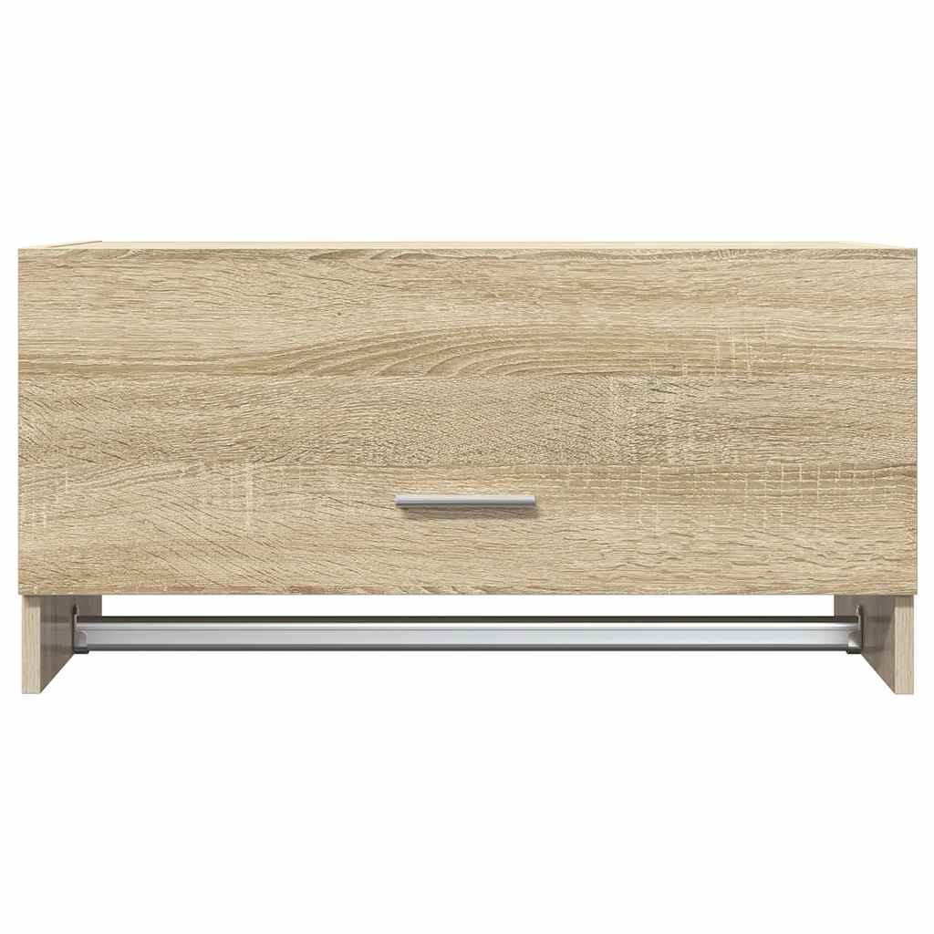 garderobe 70x32,5x35 cm konstrueret træ sonoma-eg
