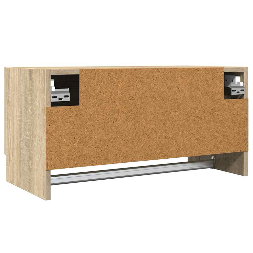 garderobe 70x32,5x35 cm konstrueret træ sonoma-eg