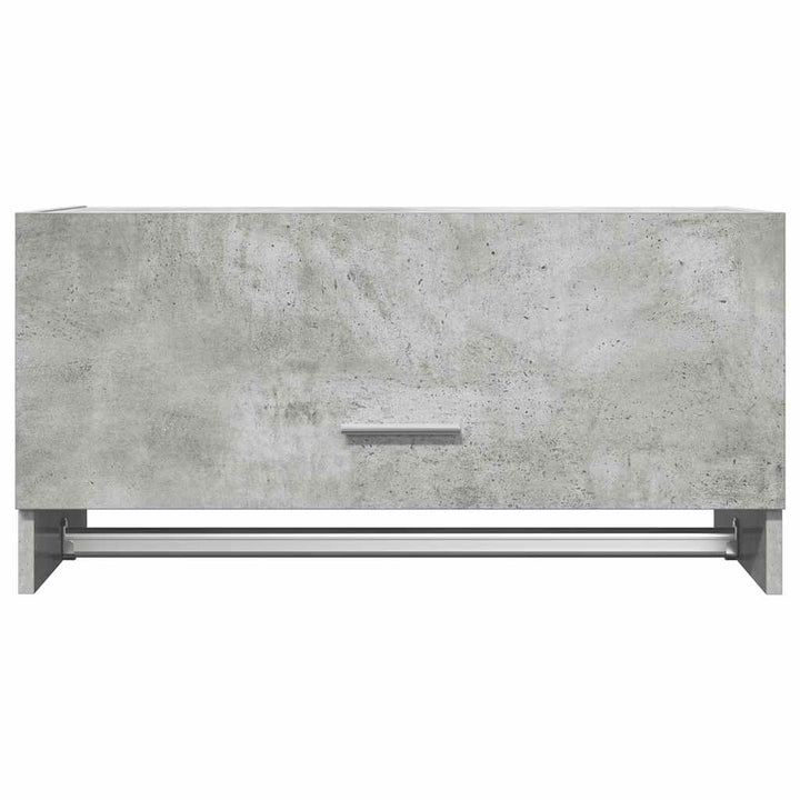 garderobe 70x32,5x35 cm konstrueret træ betongrå