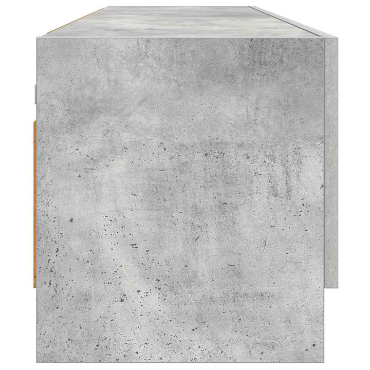 garderobe 70x32,5x35 cm konstrueret træ betongrå