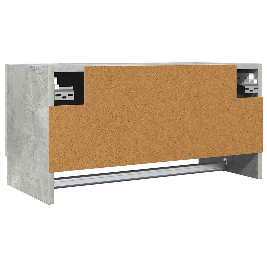 garderobe 70x32,5x35 cm konstrueret træ betongrå