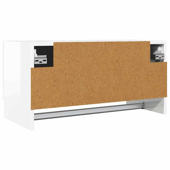 garderobe 70x32,5x35 cm konstrueret træ hvid højglans