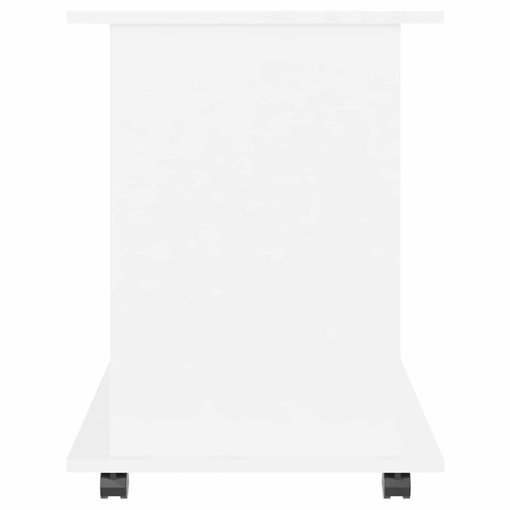 rulleskab 60x45x60 cm konstrueret træ hvid
