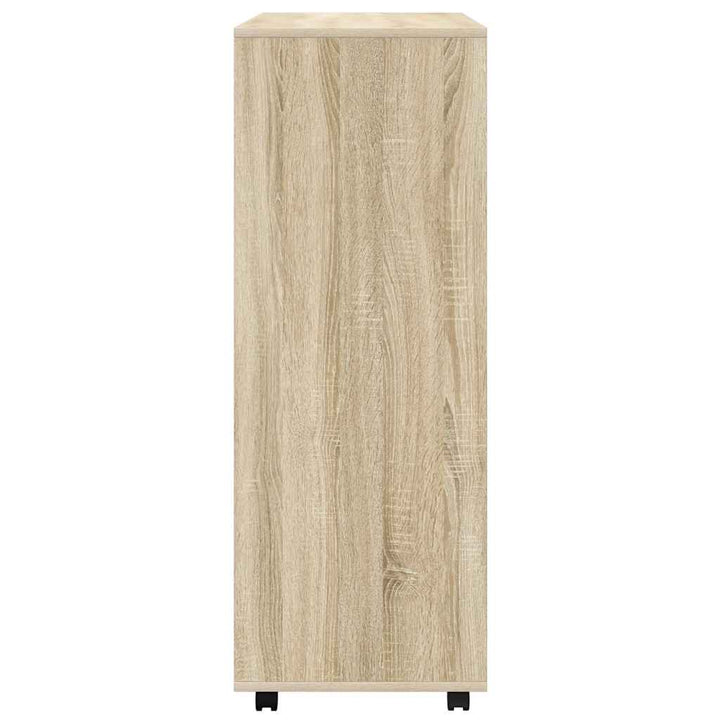 klædeskab 80x40x110 cm konstrueret træ sonoma-eg