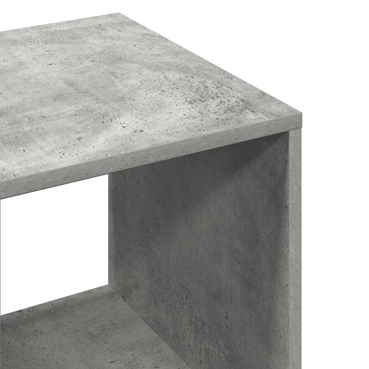 klædeskab 80x40x110 cm konstrueret træ betongrå