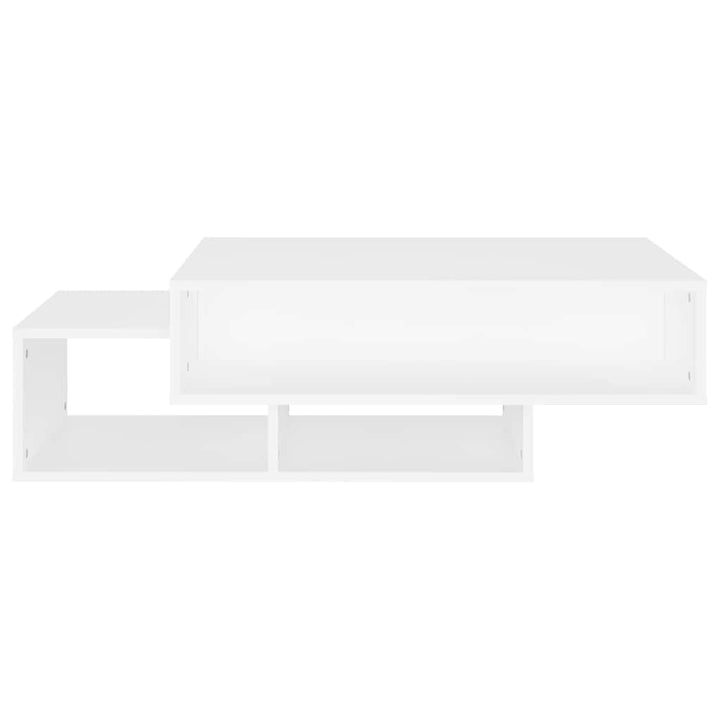 sofabord 105x55x32 cm konstrueret træ hvid
