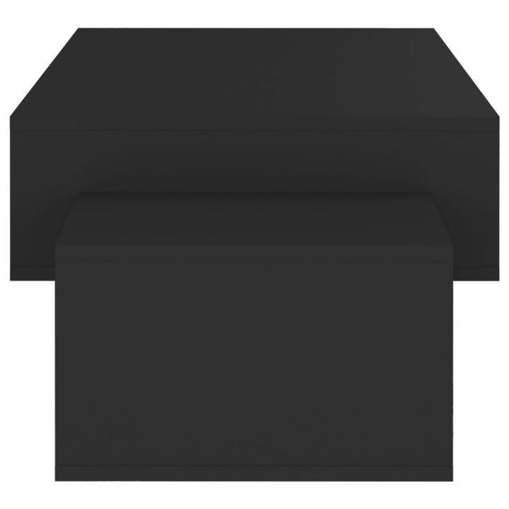 sofabord 105x55x32 cm konstrueret træ sort