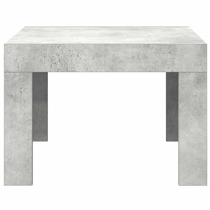 sofabord 50x50x35 cm konstrueret træ betongrå
