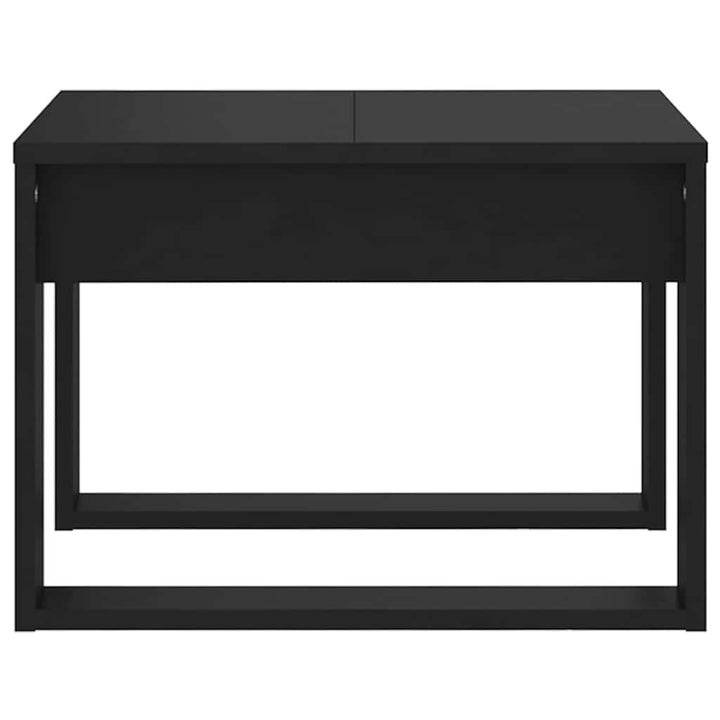 sidebord 50x50x35 cm konstrueret træ sort