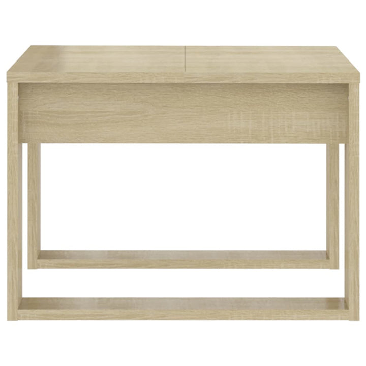 sidebord 50x50x35 cm konstrueret træ sonoma-eg