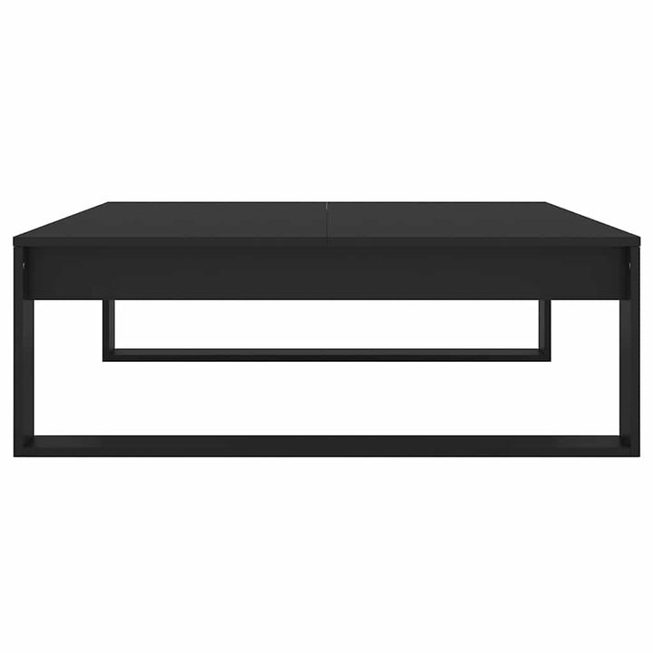 sofabord 100x100x35 cm konstrueret træ sort