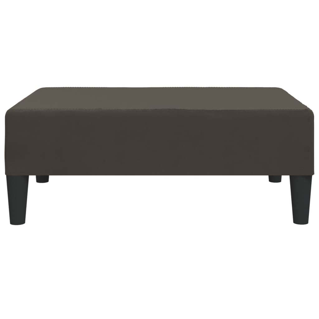 fodskammel 78x56x32 cm fløjl mørkegrå