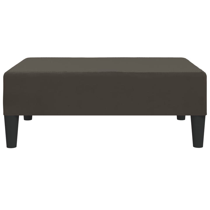 fodskammel 78x56x32 cm fløjl mørkegrå