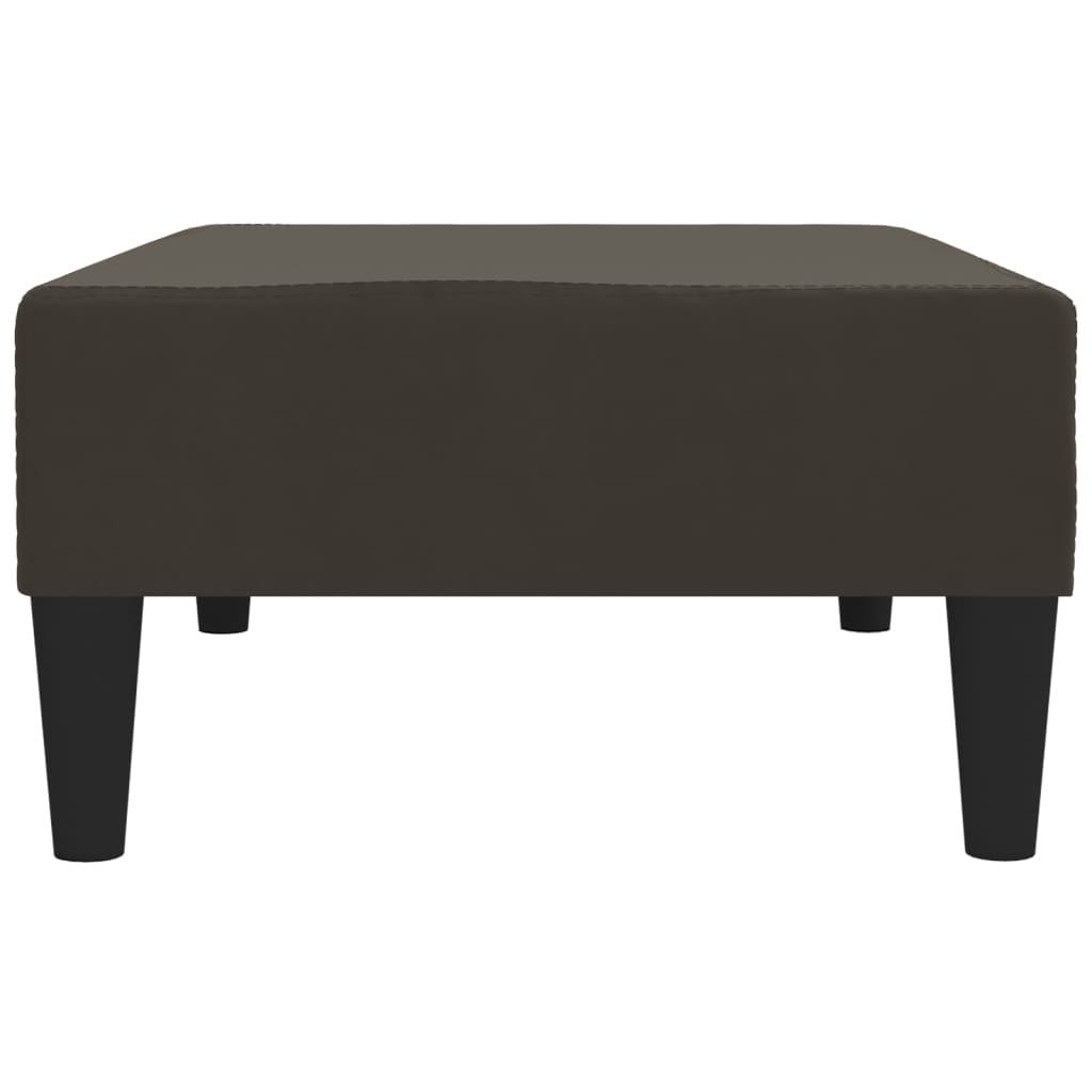 fodskammel 78x56x32 cm fløjl mørkegrå