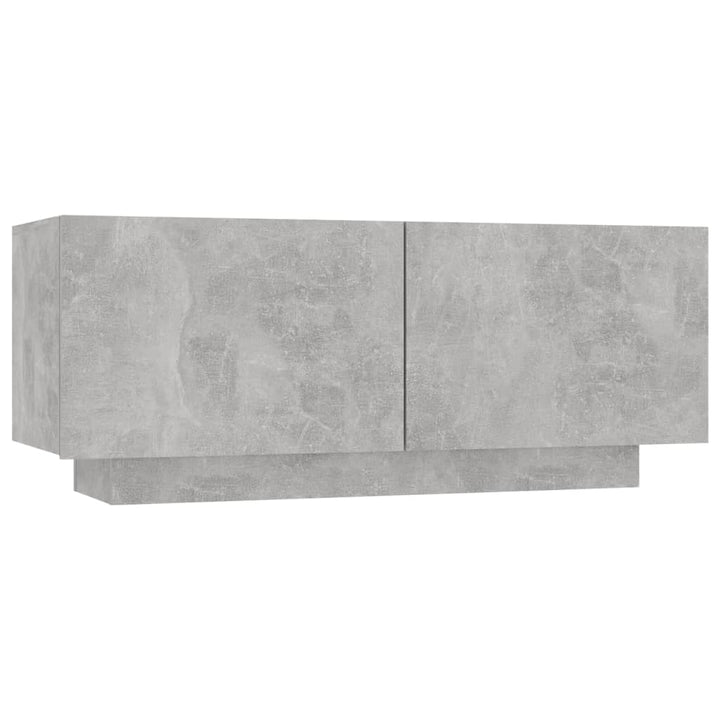 sengeskab 100x35x40 cm konstrueret træ betongrå